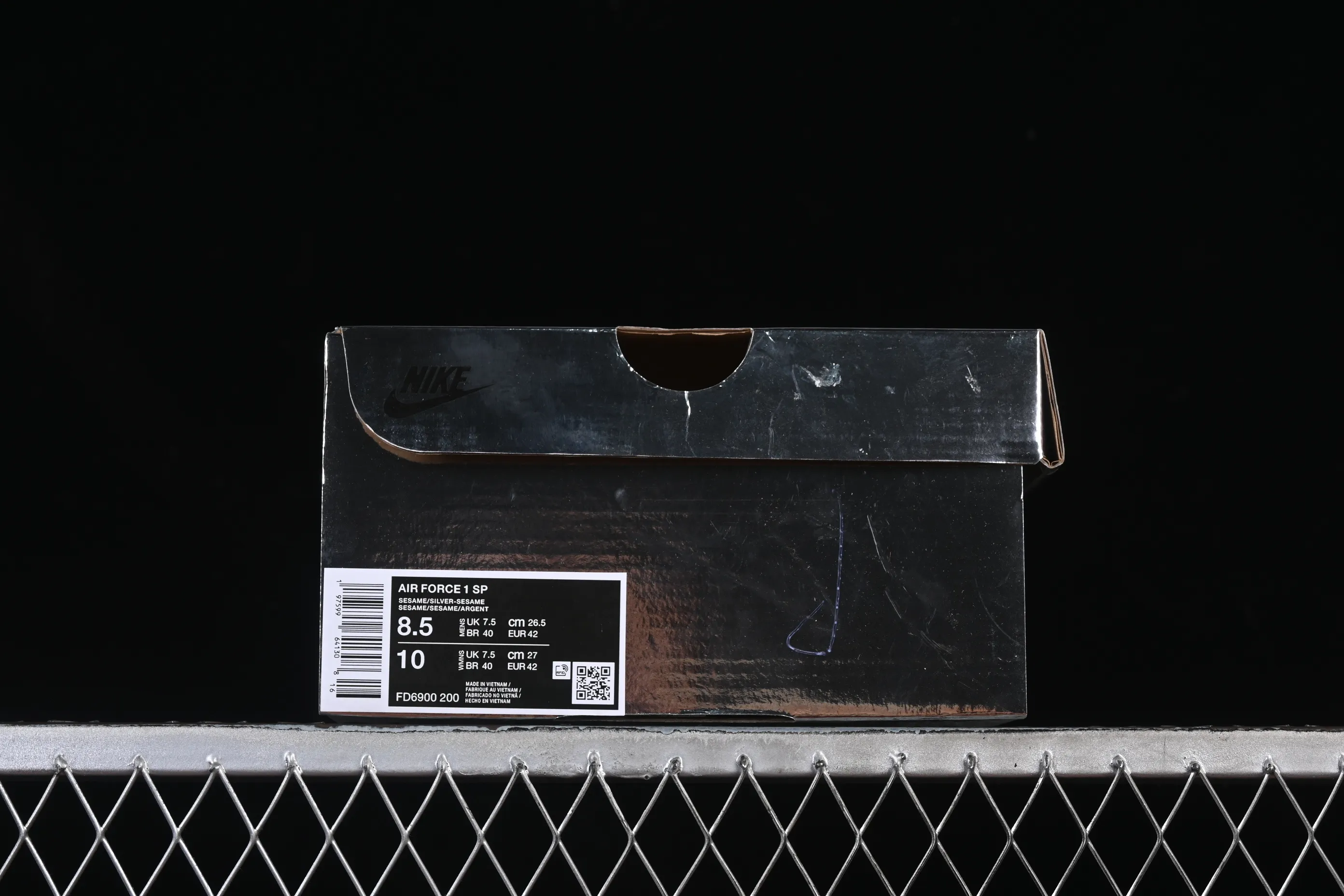All categories Nk Air Force 1 Air Force Series Nk Air Force 1 Low Off-White x Nike Air Force 1 Low "Sesame" Sesame OW joint Air Force 1 low-top casual sneakers FD6900-200